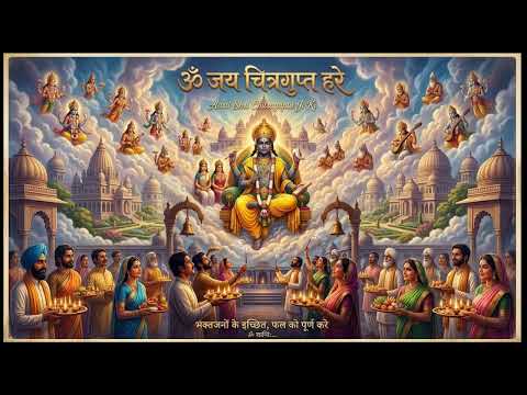 श्री चित्रगुप्त भगवान की आरती 🙏 | Shree Chitragupt Maharaj Ki Aarti | ॐ जय चित्रगुप्त हरे |
