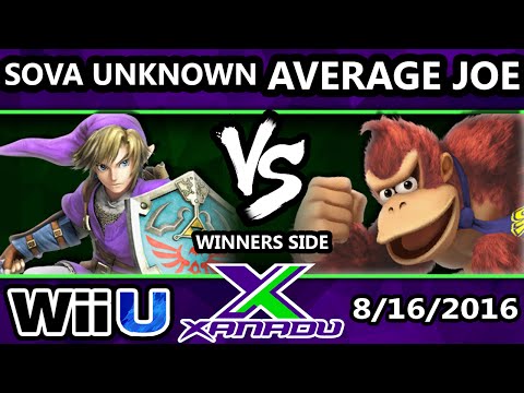 S@X 163 - AverageJoe (DonkeyKong) Vs. Vel | Sova Unknown (Link) SSB4 - Smash Wii U - Smash 4