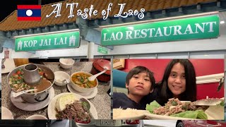 Lao Food at Kop Jai Lai Lao Restaurant 🇱🇦 ອາຫານລາວ