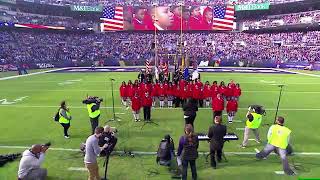Cardinal Shehan Choir singing The National Anthem