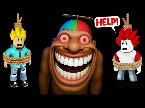 The Happy Killer Man HUNTED Us in Roblox 💀💀