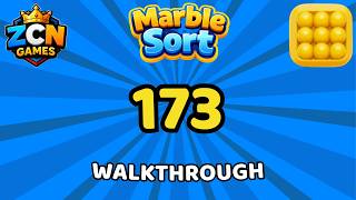 Marble Sort Level 173 Walkthrough (No Rocket) | Solution