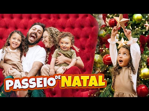 BELLA E LUCCA ENCONTRAM O PAPAI NOEL - FAMÍLIA BELLA E LUCCA SHOW
