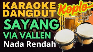 Download lagu Via Vallen - SAYANG Koplo Version (Karaoke) @CITRAGREENTv  mp3