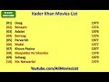 Kader Khan Movies List