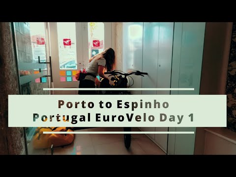 Porto to Espinho on the EuroVelo 1 | Day 1 | Travel Vlog | Bikepacking fun!