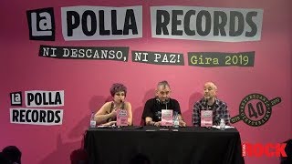 La Polla Records presentación Gira 2019 &quot;Ni descanso ni paz&quot;