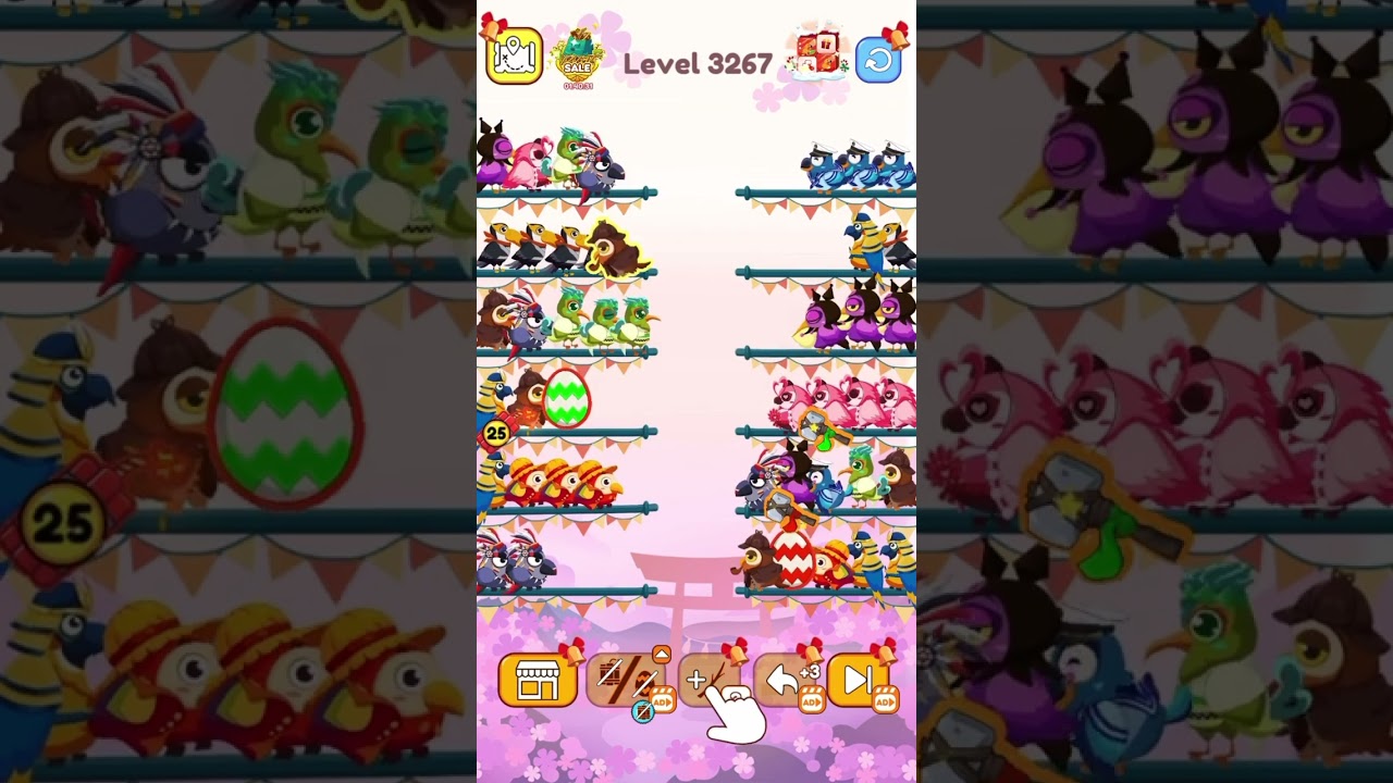 Bird Sort Color Level 3267