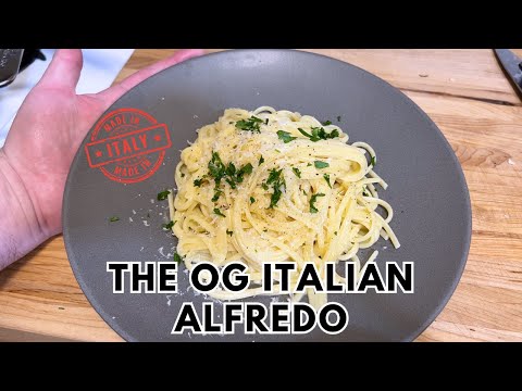 The Original Italian Alfredo - Pasta Al Burro