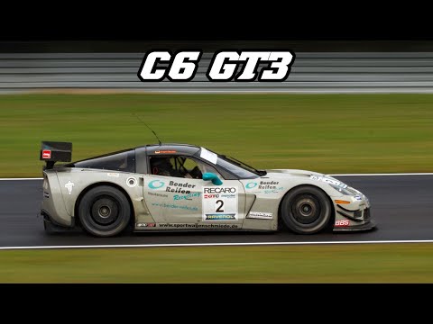 2007 CORVETTE C6 GT3 | LS7 V8 | flybys, acceleration (2007-2019)