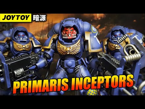 Joytoy  Primaris Inceptors 1:18 Warhammer 40K Action toy figure unboxing & review 暗源战锤