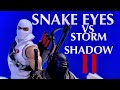 Snake Eyes vs Storm Shadow 2 (A G.I Joe Stop Motion)