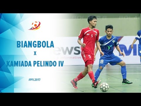 Biangbola FC Bogor (5) vs (5) Kamiada Pelindo IV - Highlight Pro Futsal League 2017