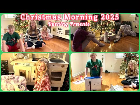CHRISTMAS Morning 2025!! Opening Presents 