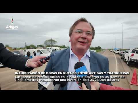 𝙄𝙉𝘼𝙐𝙂𝙐𝙍𝘼𝘾𝙄𝙊́𝙉 𝘿𝙀 𝙊𝘽𝙍𝘼𝙎 𝘿𝙀 𝙍𝙐𝙏𝘼 30, 𝙏𝙍𝘼𝙈𝙊 𝘼𝙍𝙏𝙄𝙂𝘼𝙎 - 𝙍𝙄𝙑𝙀𝙍𝘼