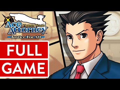 Phoenix Wright Ace Attorney Justice for All PC FULL GAME Longplay Gameplay Walkthrough Playthrough