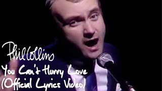You cant hurry love Phil Collins Music
