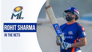 Rohit Sharma batting in the nets | रोहित की बल्लेबाज़ी | Dream11 IPL 2020