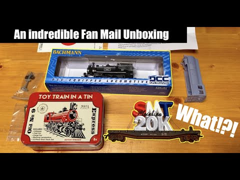 Incredible Fan Mail Arrived! A Loco, Custom SMT Flat Car And More!