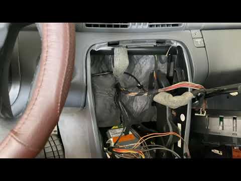 2003 Mercedes-Benz W215 CL55 AMG Double Din Amplifier Audio Modification Project