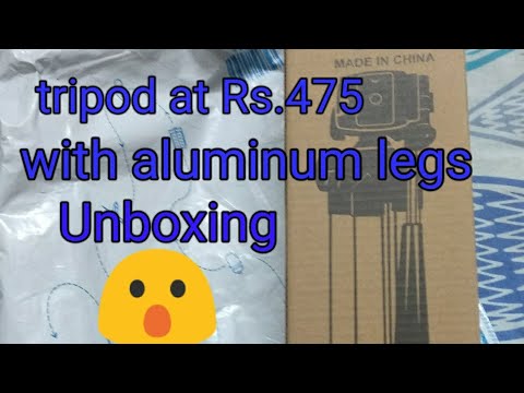 Tripod unboxing|| only Rs.475.|| Flipkart 2019