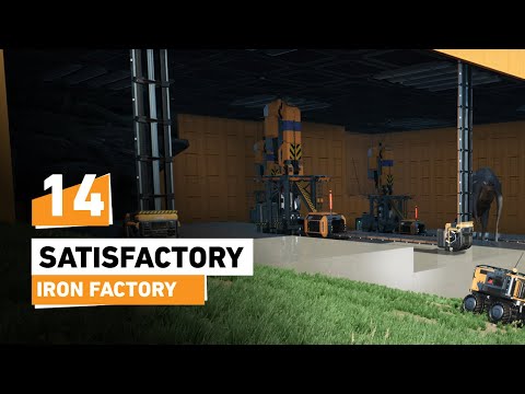 Satisfactory | Iron Factory Design | Building a new factory without mods | E 14