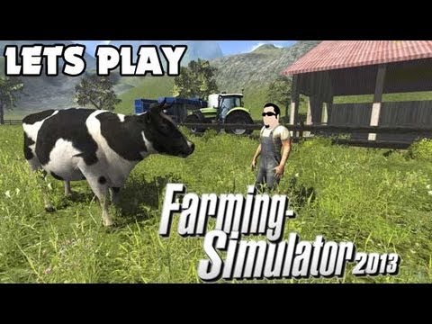 Lets Play - Farming Simulator 2013 - Episode 27 - row row row your grass, gently down the lane!