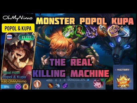 Monster Popol Kupa , 💯 The Real Killing Machine ‼️ [ ▶️ OhMyNiimo ] - Mobile Legends Gameplay ⚡
