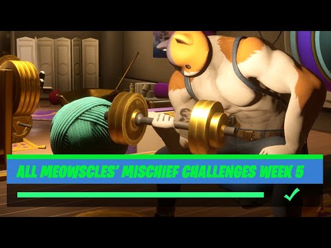 Fortnite All 'Meowscles' Mischief' (Week 5) Challenges Guide - Chapter 2 Season 2