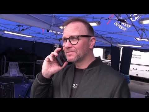 Petter Solberg waiting for Oliver  Solberg!!