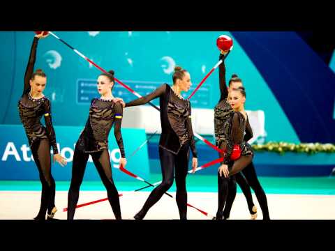 Ukraine 3 Balls 2 Ribbons Music 2013/2014 (Exact Cut)