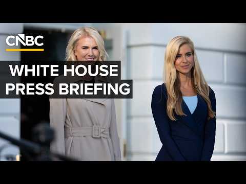White House press secretary Katie Zacharia holds her first briefing with reporters — 10/13/2026