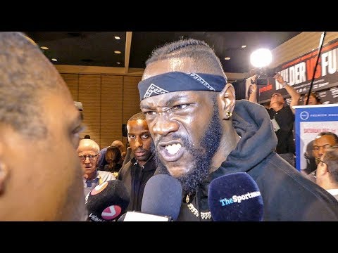 Boxer Deontay Wilder Loses His Mind On Reporter After Racism Question