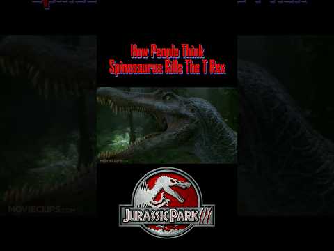 Can A Spinosaurus Kill A T Rex #fyp #spinosaurus #tyrannosaurusrex