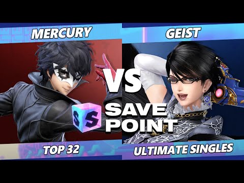 Save Point 2 Top 32 - Mercury (Joker) Vs. Geist (Bayonetta) SSBU Ultimate Tournament