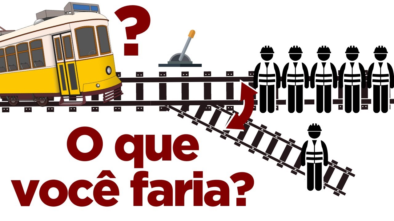 Você sacrificaria UMA pessoa para salvar CINCO? | Dilema do Bonde