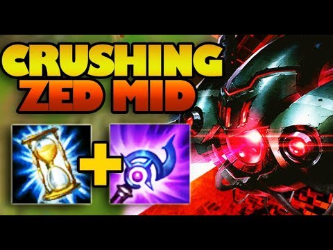 HOW TO HANDLE ZED MID LANE AS VEL'KOZ SEASON 9 - League of Legends