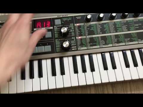 How to quickly copy a bass line on the microKORG