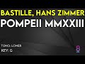 Bastille, Hans Zimmer - Pompeii MMXXIII - Karaoke Instrumental - Lower