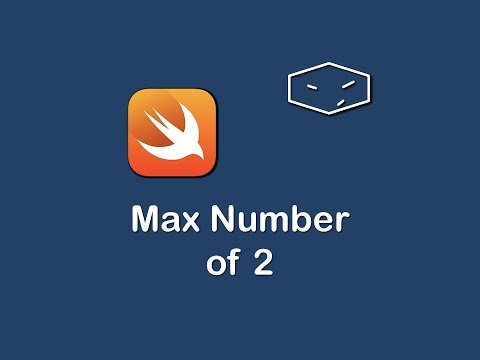 max number of 2 in swift 3