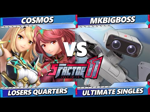 Pre S Factor 11 Top 8 - Cosmos (Pyra Mythra) Vs. MKBigBoss (ROB) Smash Ultimate - SSBU