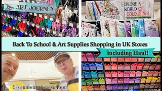 Come Shop With Me | UK Stationery & Art Stores | Back to School Time!