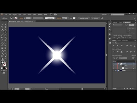 How to Draw a Sparkling Star in Adobe Illustrator