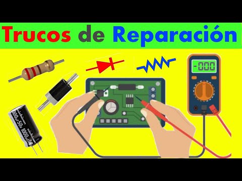 Como medir componentes electrónicos sobre la placa paso a paso!