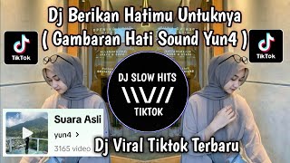 Download lagu DJ BERIKAN HATIMU UNTUKNYA | DJ GAMBARAN HATI SOUND yun4 SLOW REMIX VIRAL TIKTOK TERBARU mp3