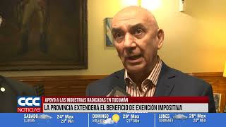 APOYO A LAS INDUSTRIAS RADICADAS EN TUCUMÁN