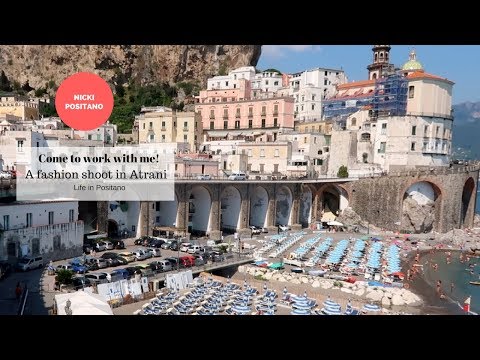 Come to work with me - A fashion shoot in Atrani