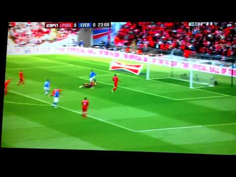 Nikica Jelavic v Liverpool - F.A Cup Semi Final - 14/04/2012
