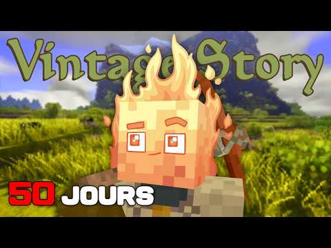 J'ai passé 50 jours dans VINTAGE STORY - Nouveau départ