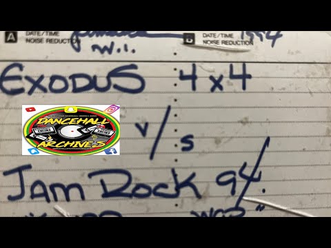 (AUDIO)4X4 EXODUS VS JAM ROCK SOUND CLASH IN JAMAICA STRAIGHT FIRE ON THIS AUDIO 1994